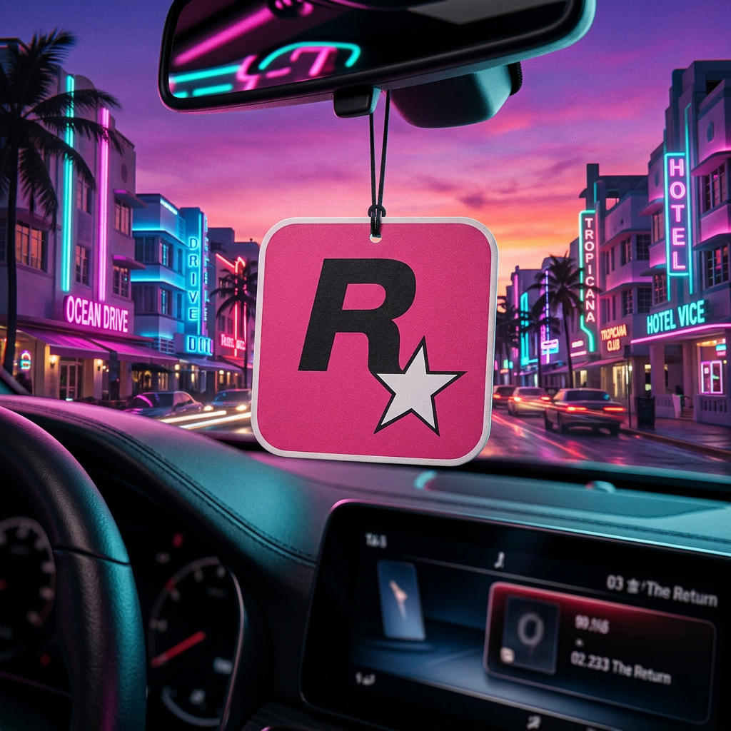 Désodorisant voiture Pink Sunset — Vice Beach